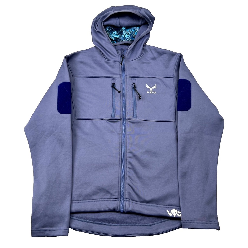 Virtus Outdoor Group Womens Jacket Tactical Medium Blue Lined Thumbhole Hooded